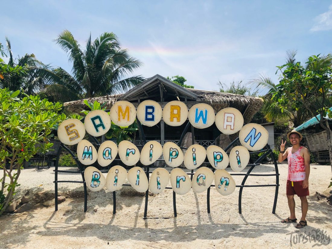 Sambawan Island Signage | Turista Boy