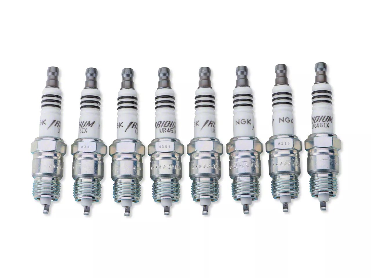 Ford Performance Mustang Spark Plugs M 12405 M50a 11 17 Gt My 2005 GT was 7 years old 2012 and had 84k miles on it when I replaced the two-piece plugs.