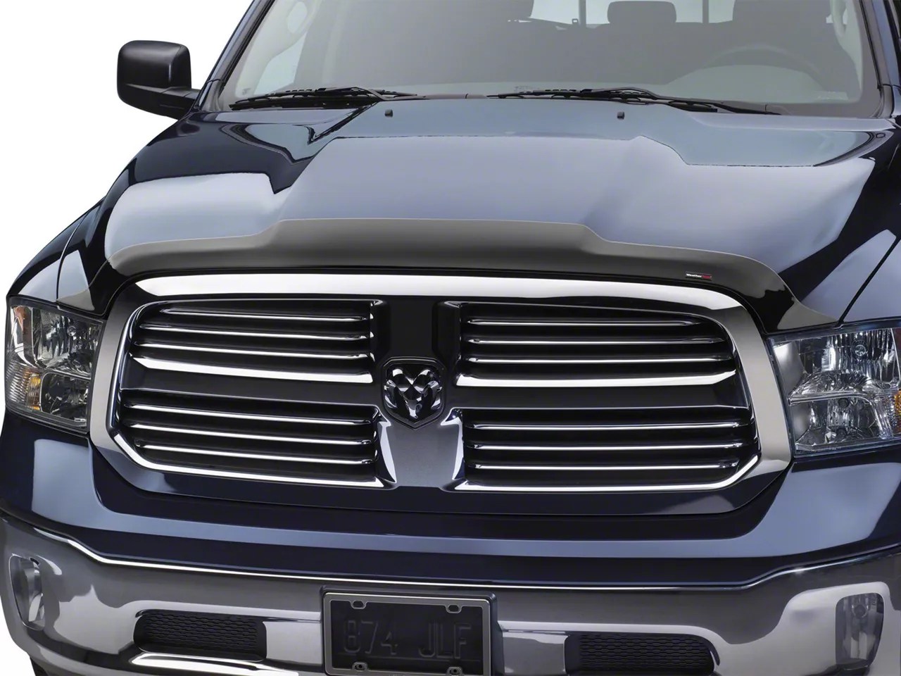 Weathertech Ram Stone Bug Deflector Dark Smoke 50192 09 18 Ram 1500 We sell AVS EGR ProMaxx Lund and many others at rock bottom prices.