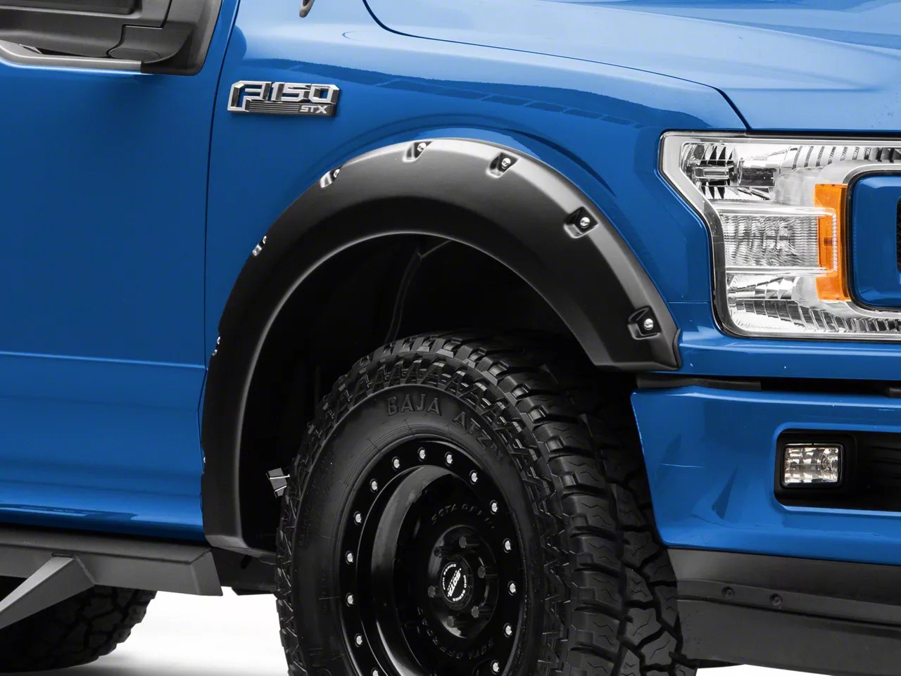 Bushwacker f-150 pocket style fender flares; matte black t540575 (18-20