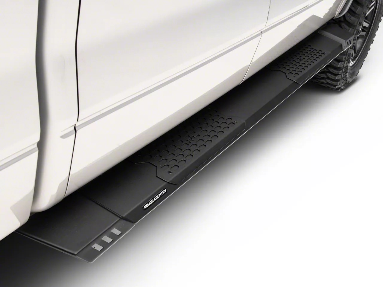 Rough country f-150 cab length hd2 running boards srb091491 (09-14 f
