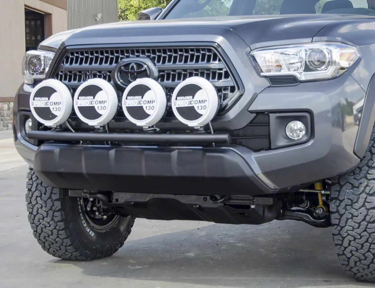 N Fab Front Light Mount Bar Textured Black 16 20 Tacoma