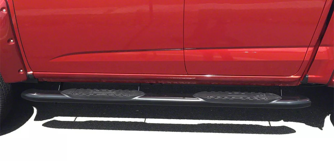 Tacoma 5-inch extreme side step bars; black (05-23 tacoma double cab