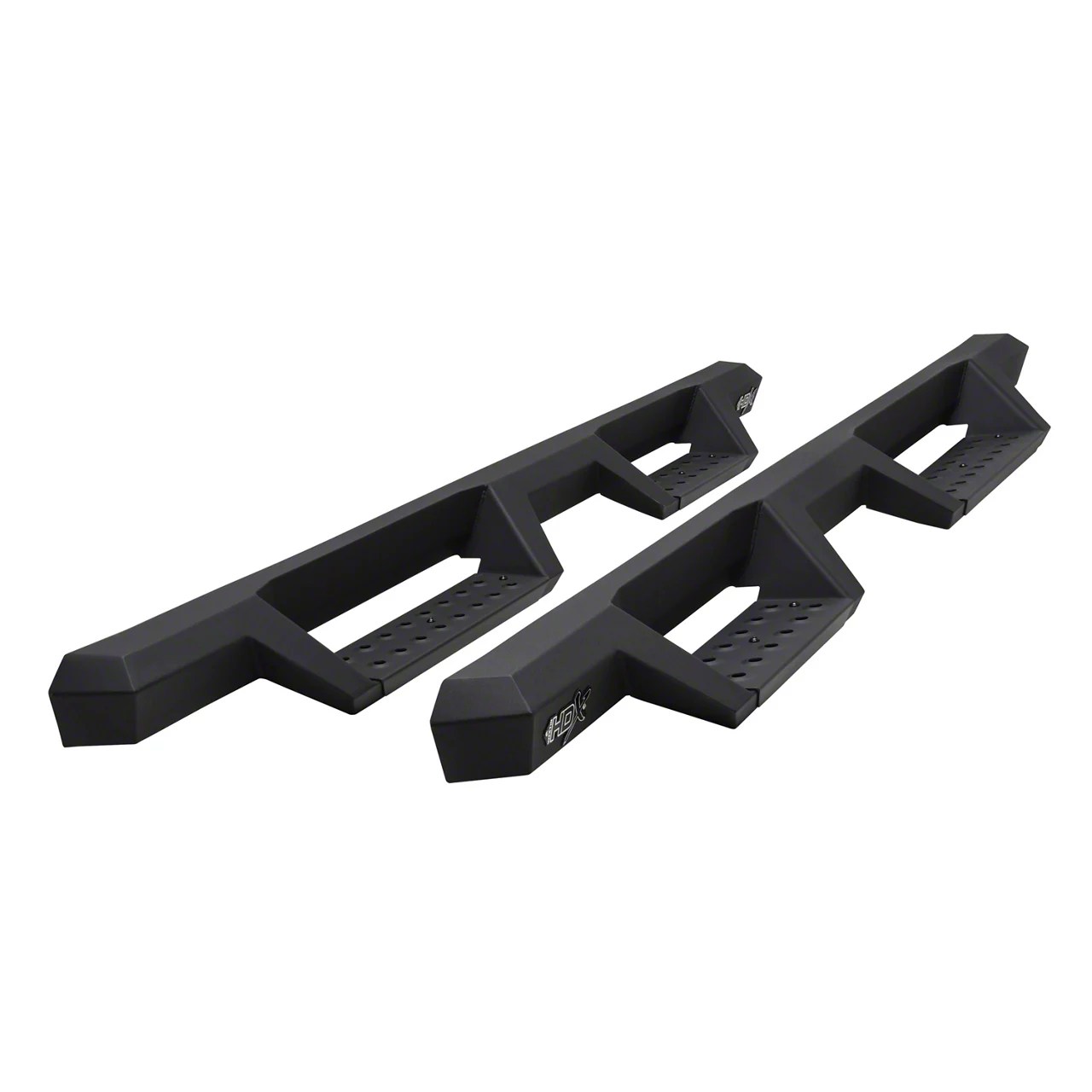Tacoma hdx drop nerf side step bars; textured black (05-23 tacoma
