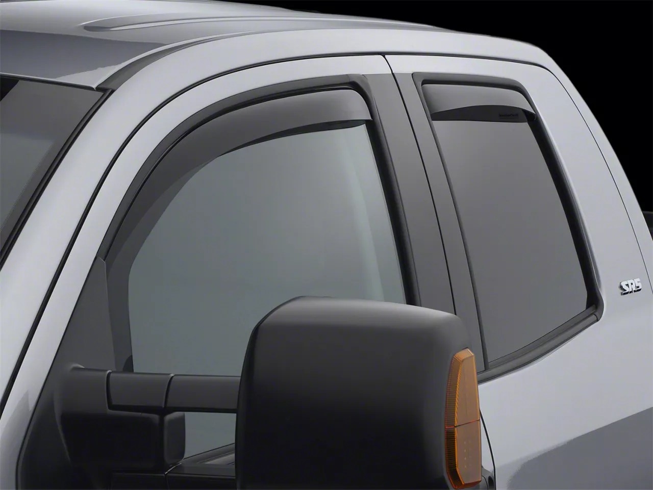Tape On Outside Mount Window Visors Rain Guards Shades Wind Weather Air Snow Vent Deflectors Shields To Fit 2007 2008 2009 2010 2011 2012 2013 2014 2015 2016 2017 2018 2019 2020 Toyota Tundra Crewmax Truck Model One 2012 Toyota Tundra Change.