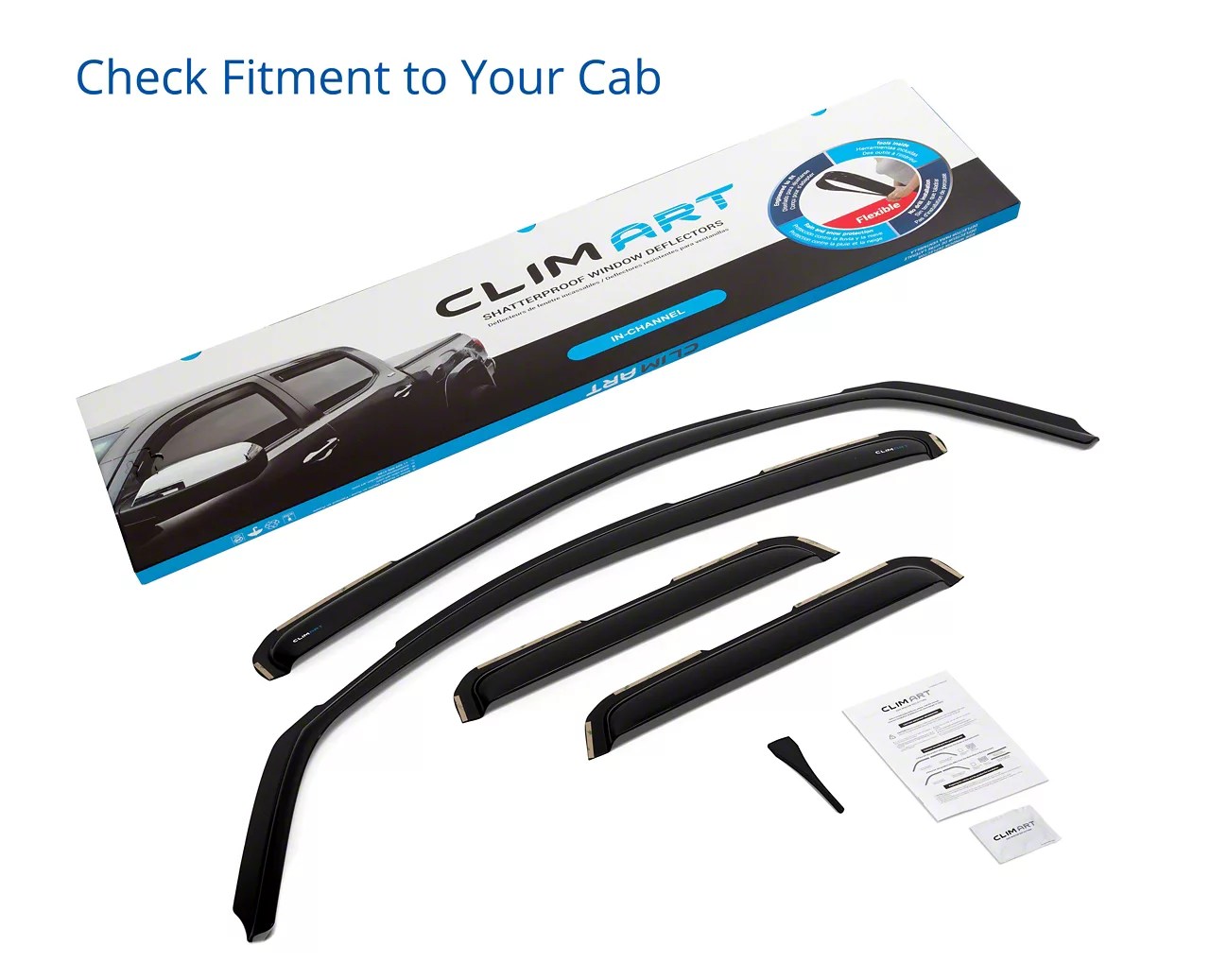 Tundra in-channel window deflectors (07-21 tundra double cab)