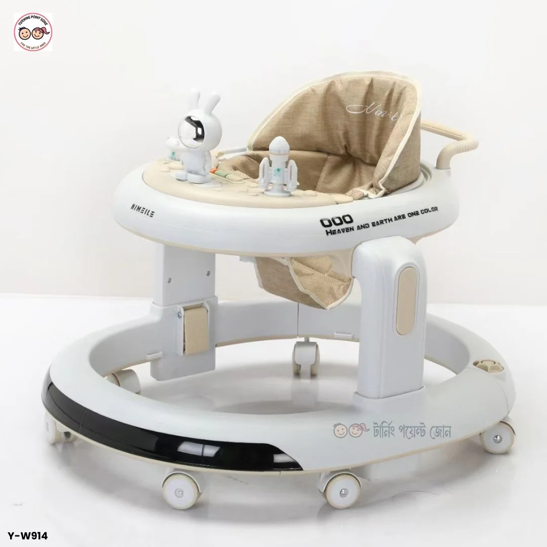 Multi-functional Musical Baby Walker - Off white