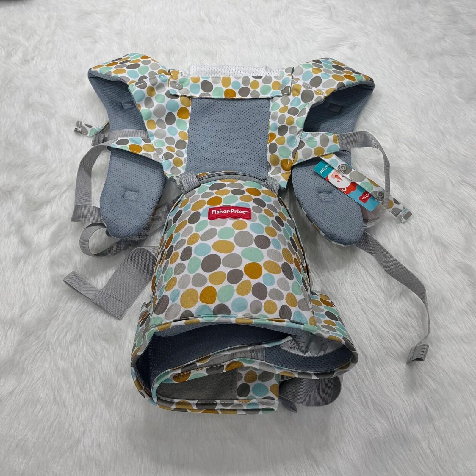 Fisher Price 5-in-1 Baby Carrier with Hip Seat - Olive