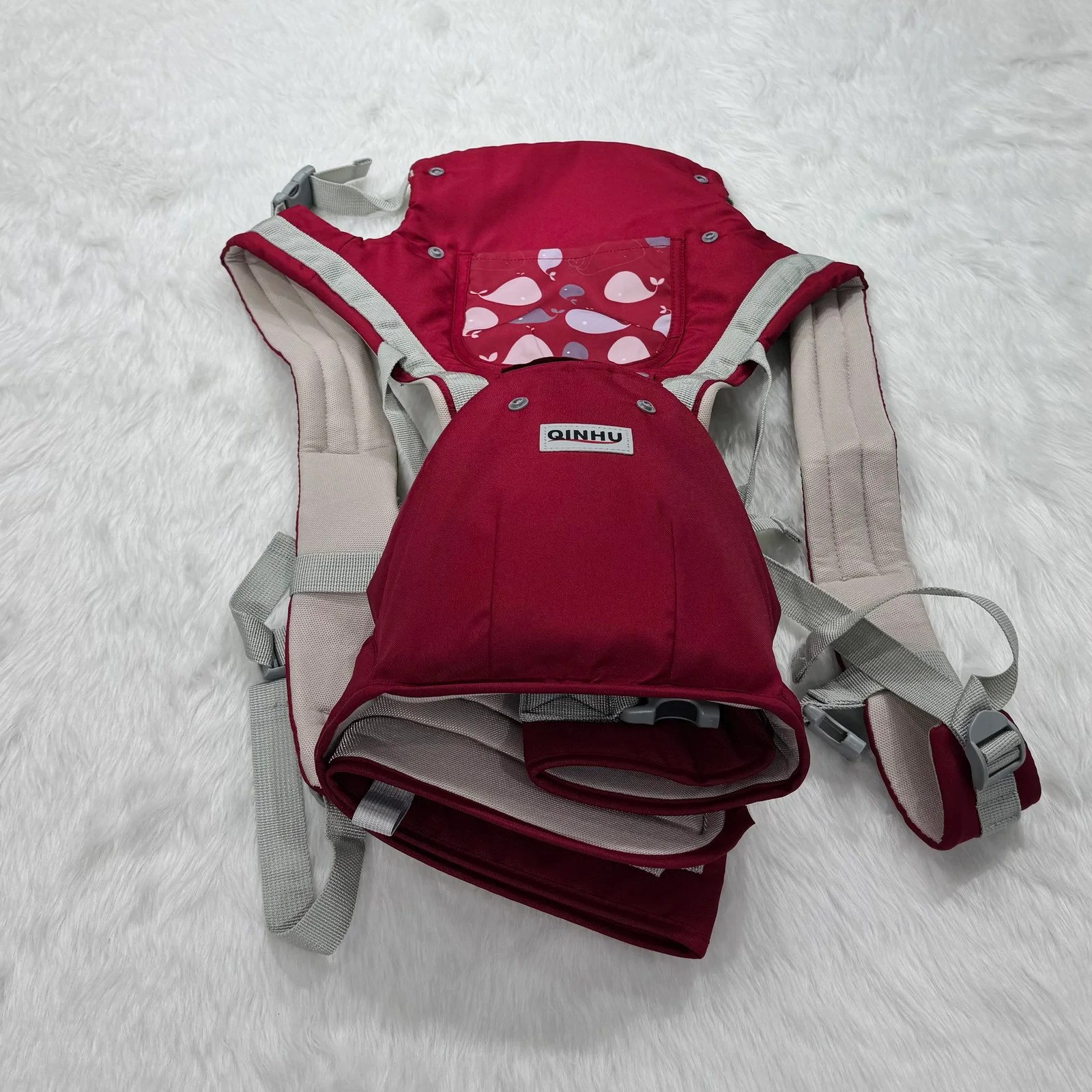 QINHU Premium Baby Carrier - Marron