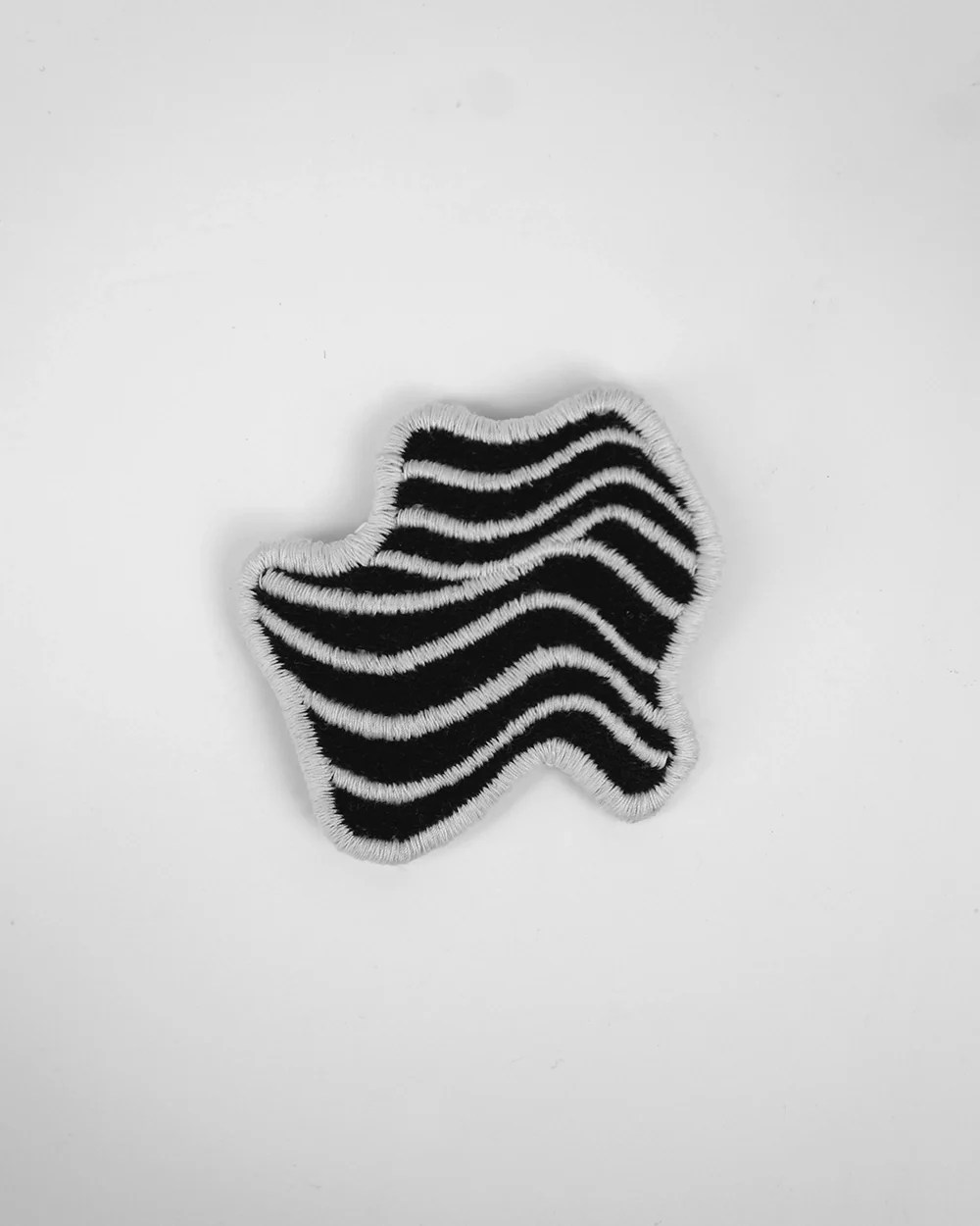 Wave Embroidered Patch Turningtidesnyc - Geometric Art Collection - High Resolution Quality