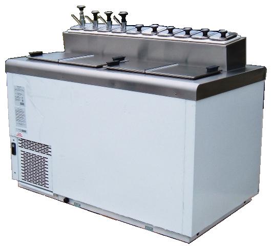 Nelson bdf4 flavorail ice cream dipping cabinet. Flavorails | Ice Cream Equipment for Sale