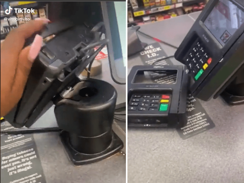 Watch: this woman confidently detects a scamming card device at a