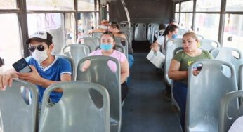 Usuarios del transporte en Cancún se niegan a seguir protocolos de sanidad