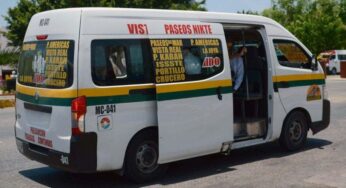 Toman conciencia del Covid usuarios del transporte en Cancún