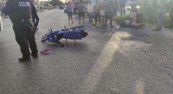 Aparatoso choque deja una mujer herida en la Ruta 5 con la Chac Mool