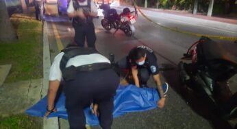 Muere motociclista al derrapar en la Zona Hotelera de Cancún
