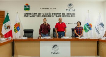 Aprueba Cabildo de Tulum nuevas obras para beneficio de la sociedad