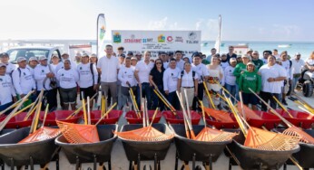 Diego Castañón activa plan integral de contención al sargazo y entrega vehículos a la Zofemat Tulum