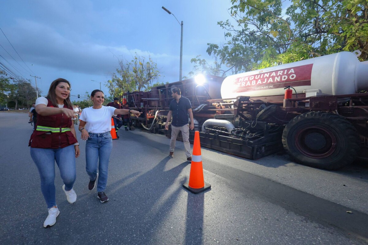Inicia Ana Paty Peralta transformación de la avenida Kabah; para mejorar la movilidad y seguridad se rehabilitarán 4 mil 800 metros lineales en su primera etapa.