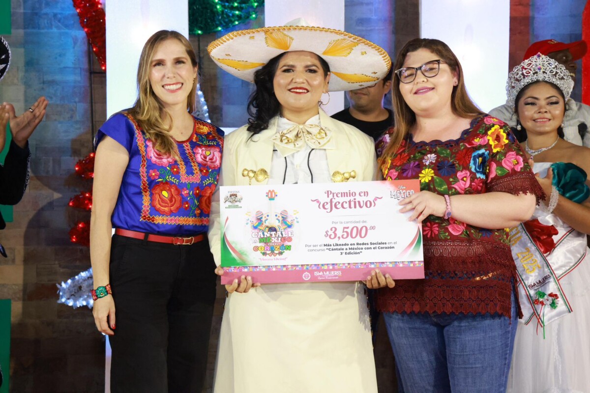 Gobierno de Isla Mujeres celebra exitosa final del concurso ‘Cántale a México con el Corazón’