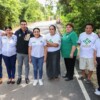 Entrega Blanca Merari la pavimentación de la calle Antonio Betancourt en Leona Vicario