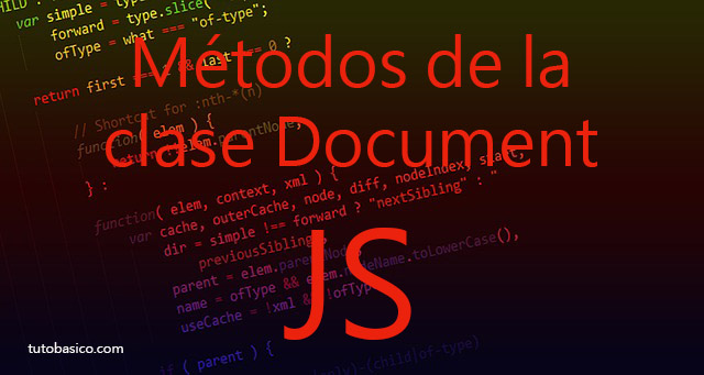 Metodos Document JavaScript