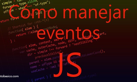 Cómo manejar eventos en JavaScript