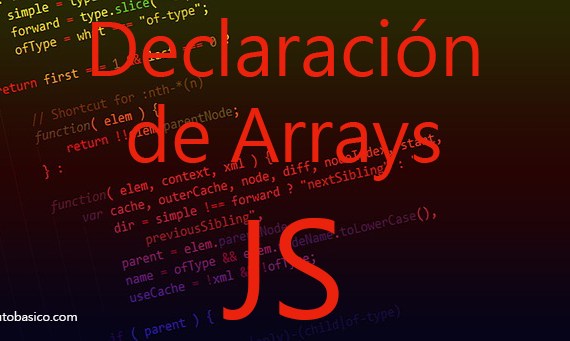 Declaración de Arrays en JavaScript