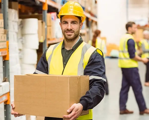 Man holding a box