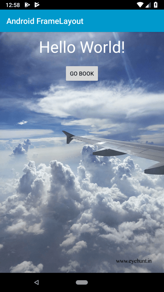 Android FrameLayout Tutorial with Example kotlin - EyeHunts