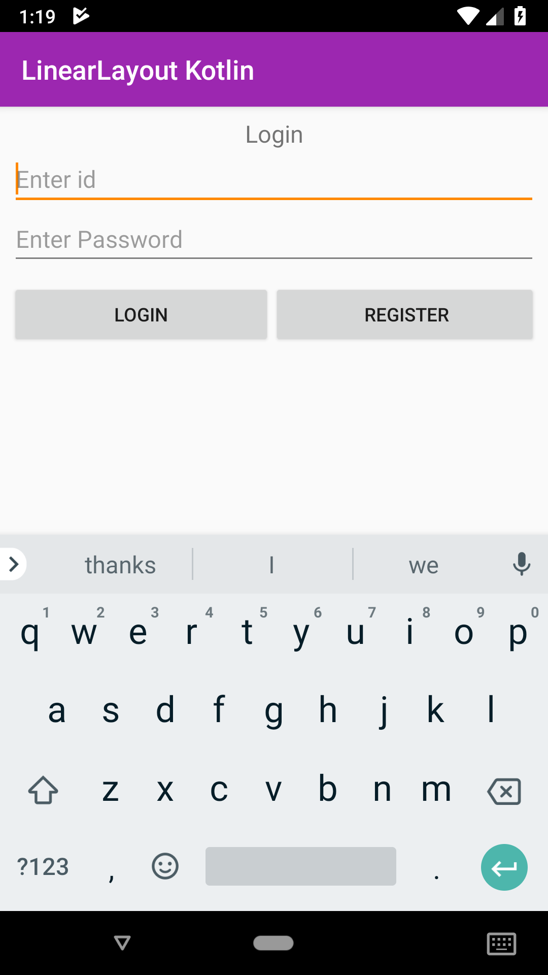 Android LinearLayout Tutorial With Examples In Android kotlin - Eyehunt