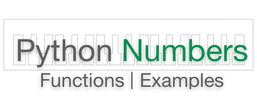 Python Numbers Tutorial | Types | Examples - EyeHunts