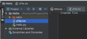 Python Create File (Empty Text File) output