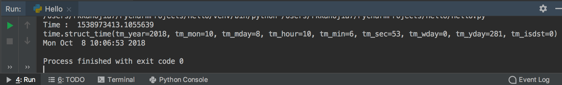 Python Time Function | TimeStamp | Time Milli Seconds Now - EyeHunts