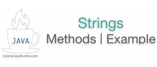 Java String Class | Syntax | Methods | Examples - EyeHunts