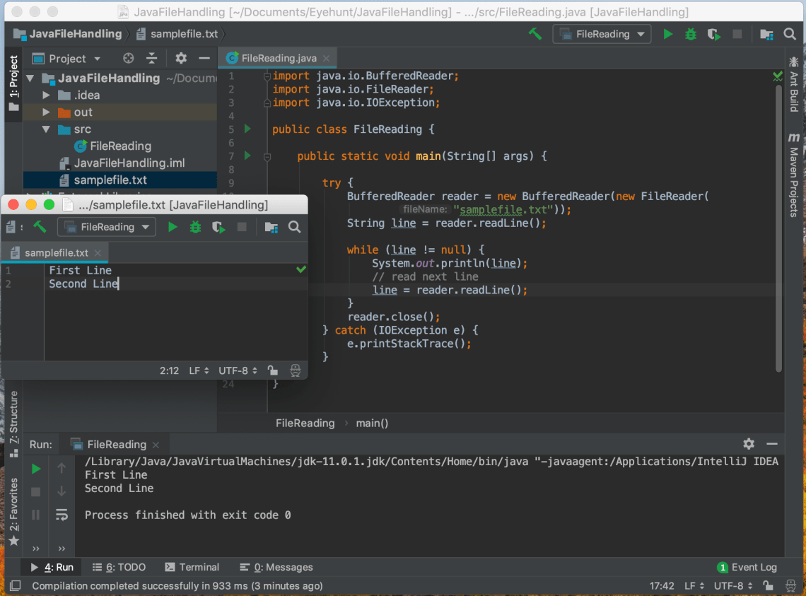Java read file line by line Text File Scanner Examples EyeHunts