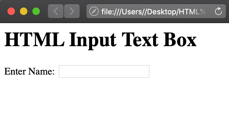 HTML Input Text Box | Field | Value, Size, Width, Multiline - EyeHunts