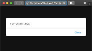 JavaScript alert box | Yes - No | function, onclick, title, message ...