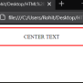 Horizontal Align CSS | Horizontally Center A Div HTML Code - EyeHunts