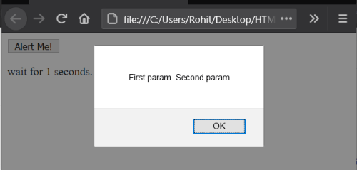 How can I pass a parameter to a setTimeout callback