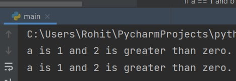 Python if statement AND operator