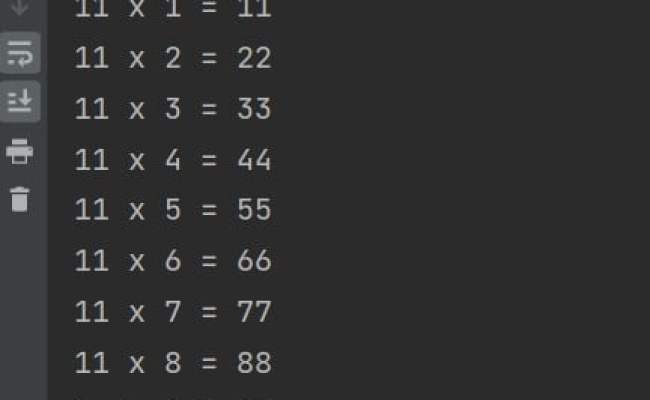 Python Program For Multiplication Table | Example Code