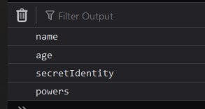 JavaScript print object properties