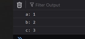 Iterate through object JavaScript