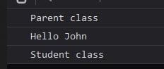 JavaScript class inheritance