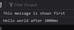 JavaScript settimeout with parameters