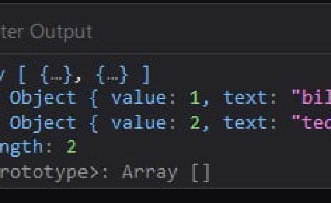 JavaScript Map Array Of Objects | Example Code