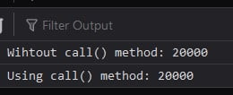 JavaScript Function call()