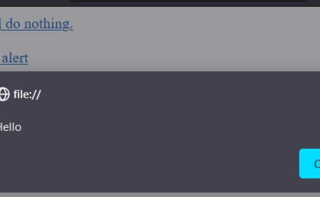 HTML A Href Javascript Void 0