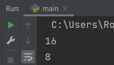 Bitwise right shift operator in Python